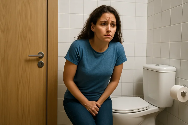 Peeing Too Often? Here’s What It Secretly Means Thumbnail Image of a Woman by NavyaEdu