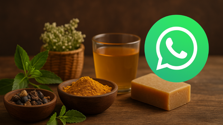 Unlock Daily Ayurveda & Wellness Tips – Join NavyaEdu Now! 1 Unlock Daily Ayurveda & Wellness Tips – Join NavyaEdu’s WhatsApp Channel Now - Featured Image for Blog Having Herbs, Ayurvedic Herbs, Wellness & Health Products.