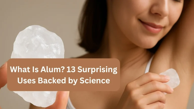 What Is Alum 13 Surprising Uses Backed by Science, A woman is applying the alum thumbnail image by NavyaEdu